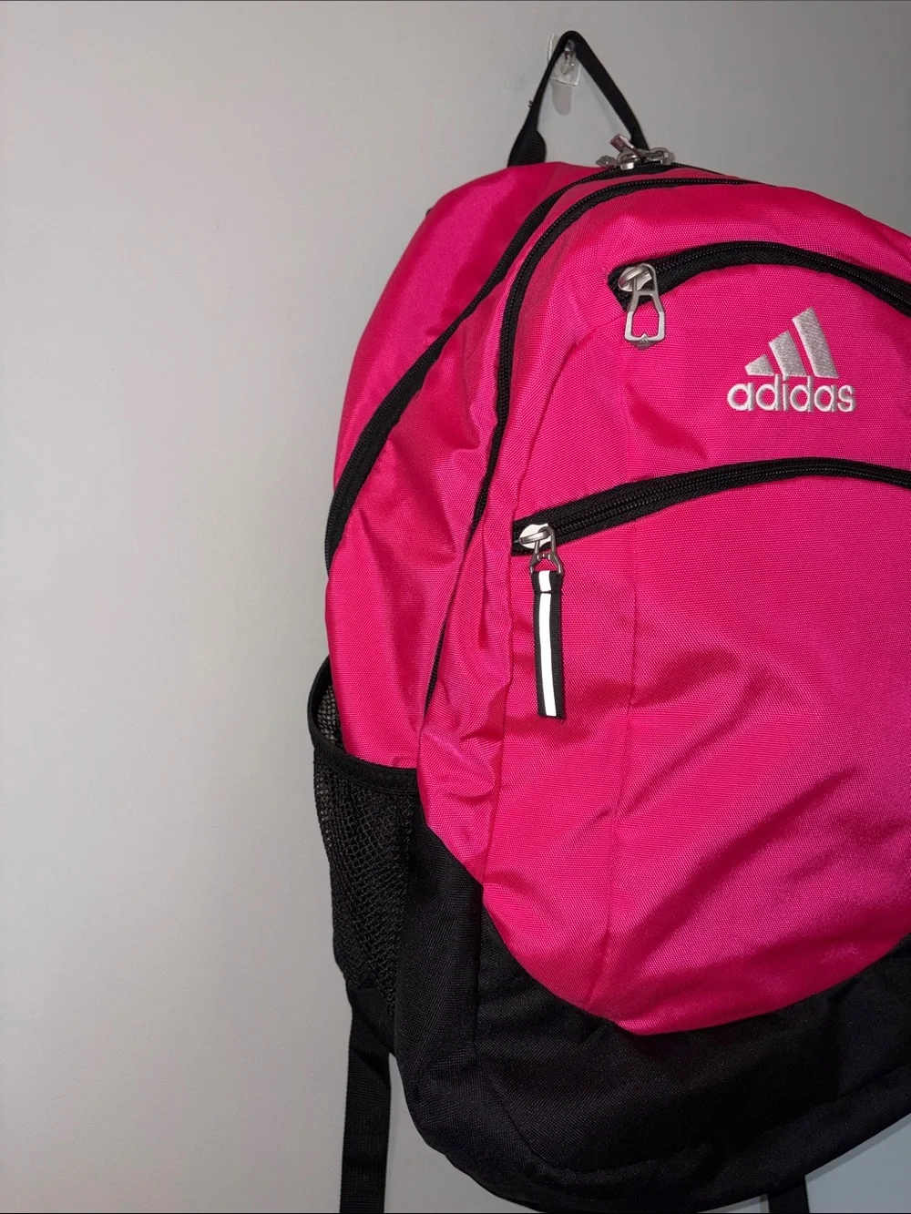 adidas Hot Pink and Black Everyday Backpack